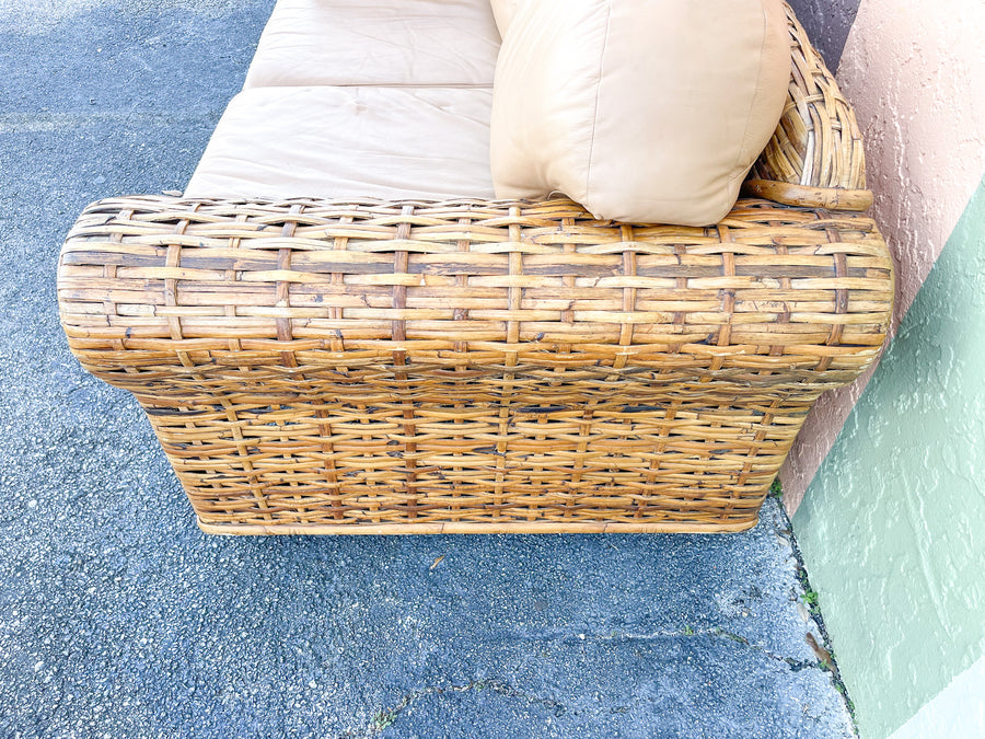 Ralph Lauren Rattan Loveseat