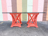 Coral Reefer Rattan Table