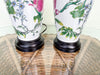 Pair of Tropical Flower Lamps