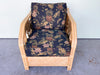 Pair of Rattan Palm Lounge Chairs