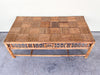 Island Style Parquet Bamboo Coffee Table