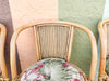 Set of Three Cute Rattan Bar Stools