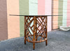 Chippendale Rattan Dining Table and Chairs