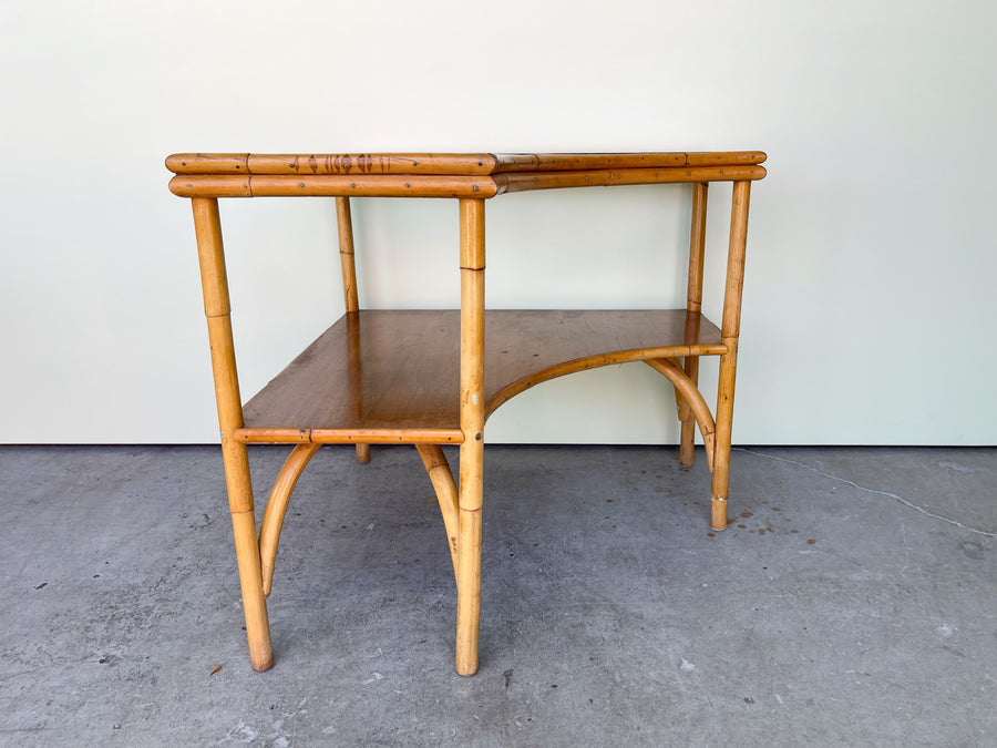 1940’s Rattan Corner Table