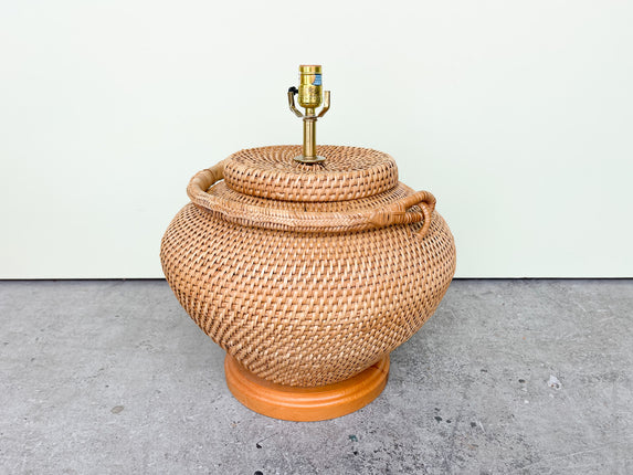 Large Rattan Lamp