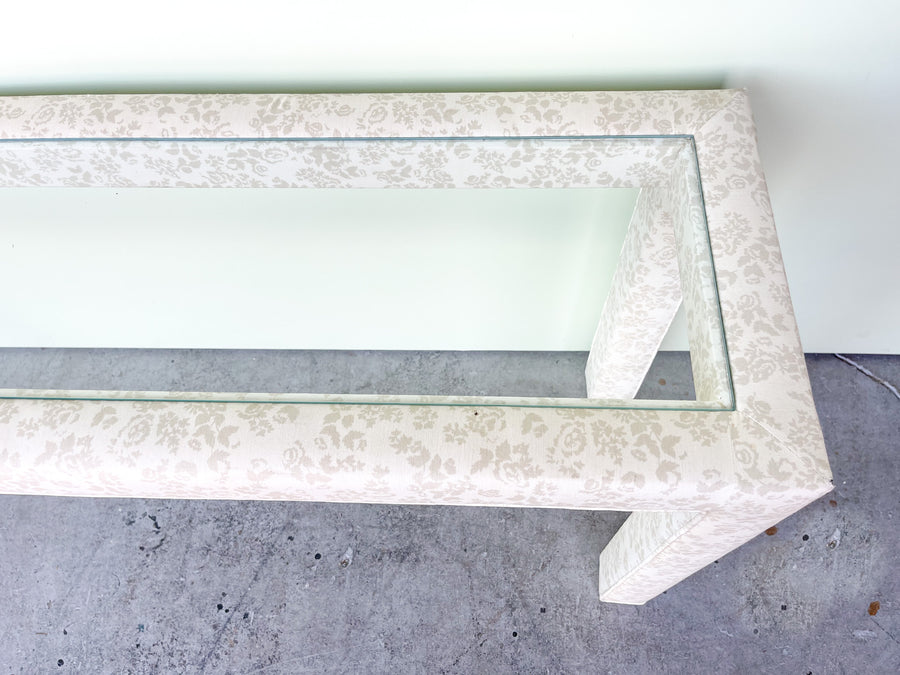 Granny Chic Upholstered Console