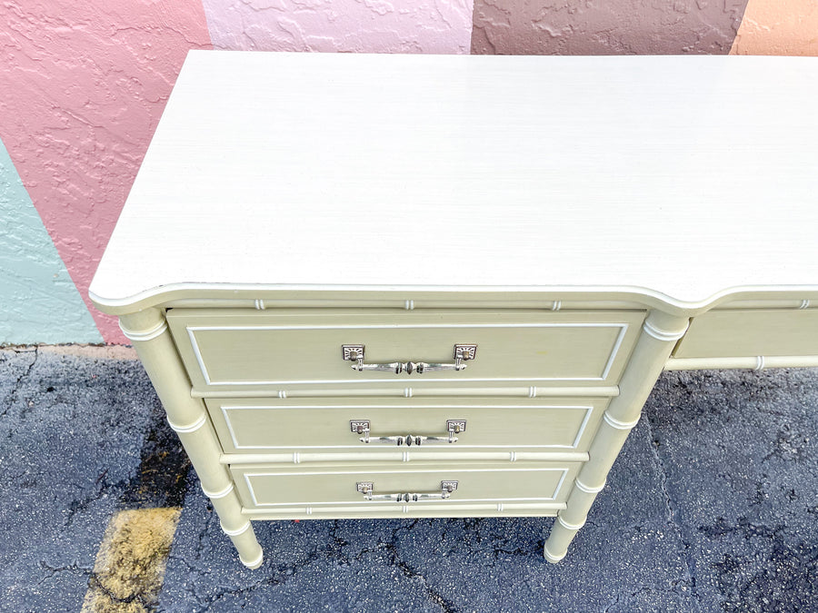 Warehouse Wednesday Sale: Faux Bamboo Henry Link Desk