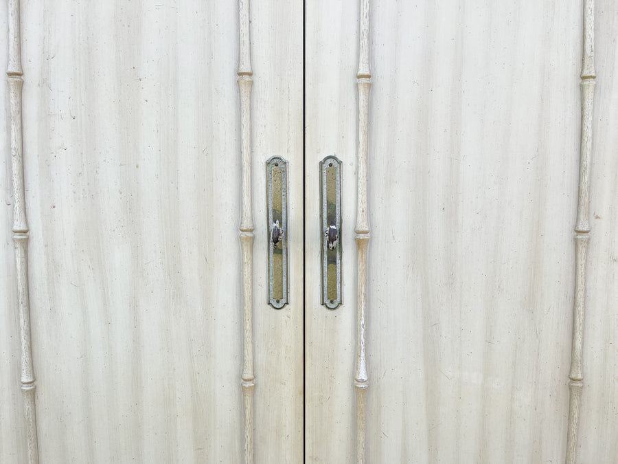 Warehouse Wednesday Sale: Faux Bamboo Thomasville Cabinet