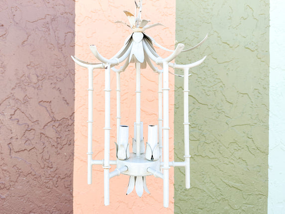 Petite Palm Beach Chic Pagoda Chandelier