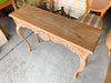 Wood Carved Shell Console Table