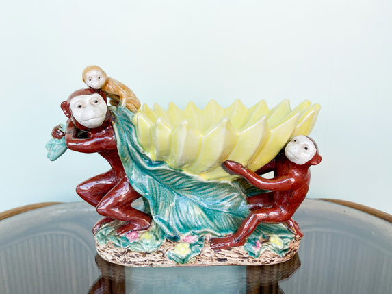 Monkey Bananas Ceramic Bowl