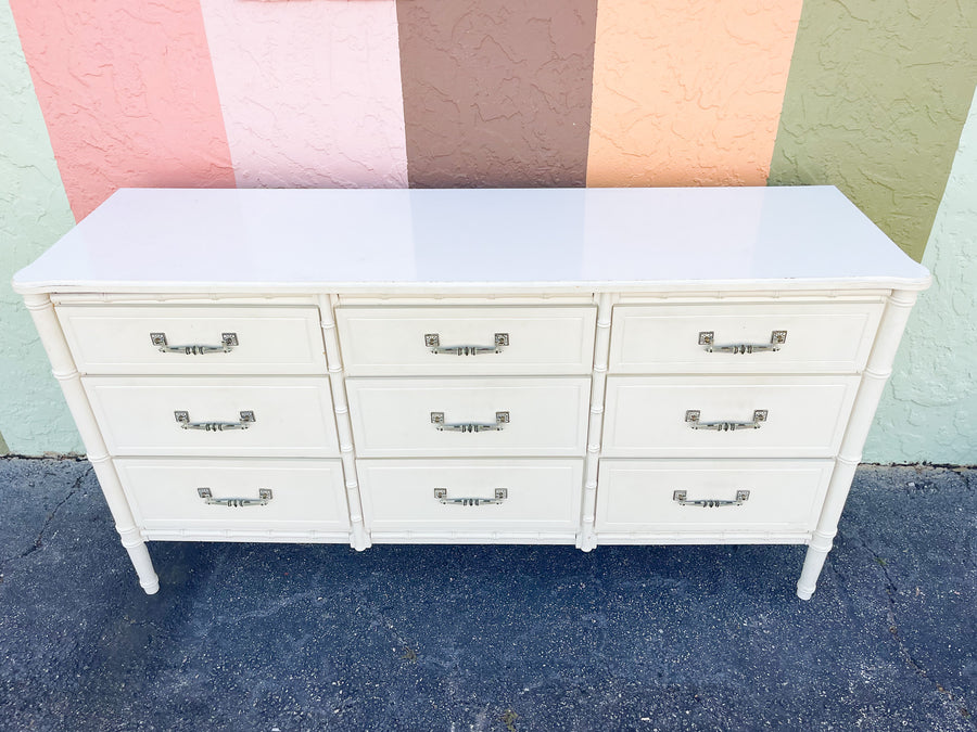 Palm Beach Chic Faux Bamboo Dresser