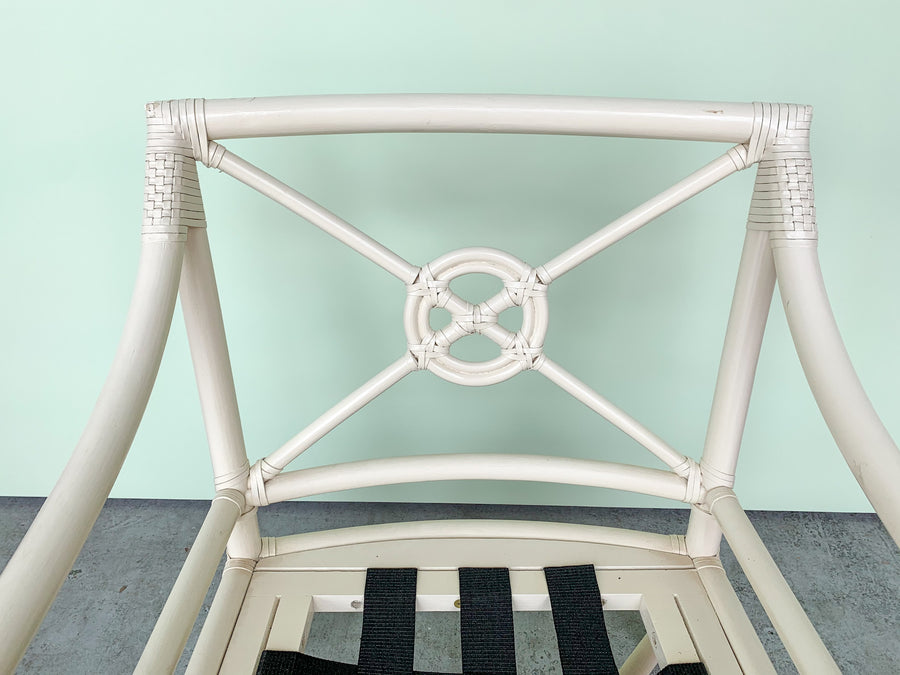 Pair of Rattan McGuire Lounge Chairs