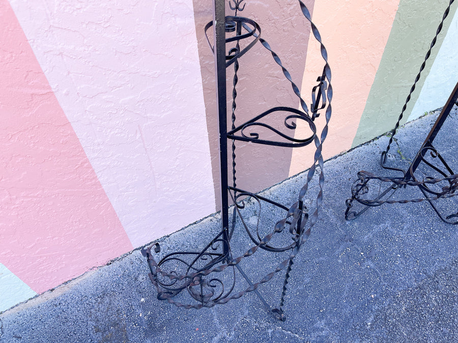Pair of Whimsical Plant Stands
