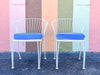 Pair of Wrought Iron Bistro Chairs