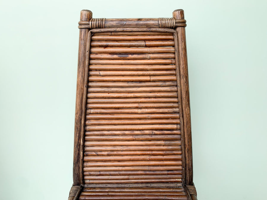 Pair of Italian Rattan Chairs