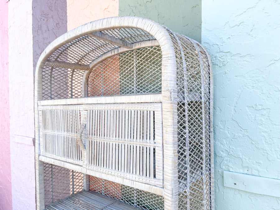 Rattan Washroom Etagere