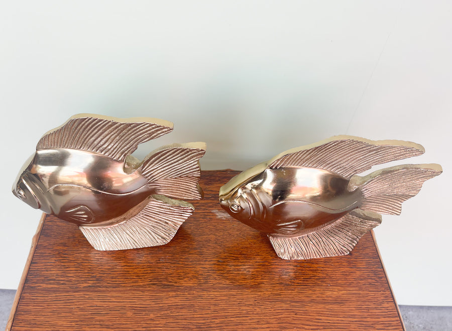 Pair of Brass Fish