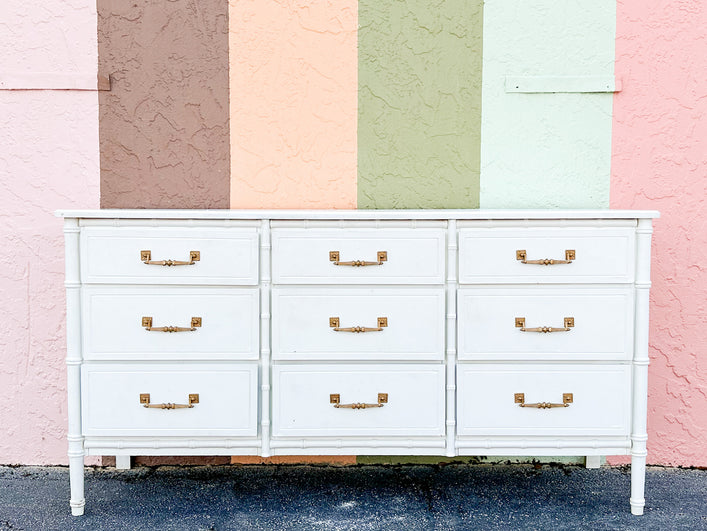 Palm Beach Faux Bamboo Dresser