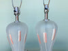 Pair of Blush Cattail Lamps