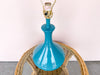 Turquoise and Lucite Lamp