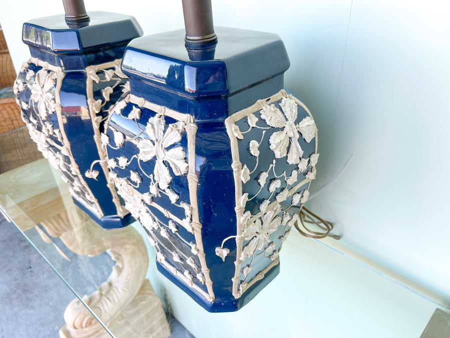 Pair of Navy Icing Lamps