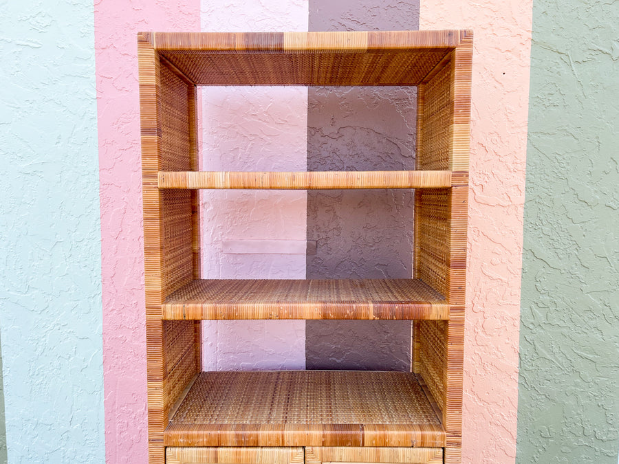 Rattan Wrapped Cabinet