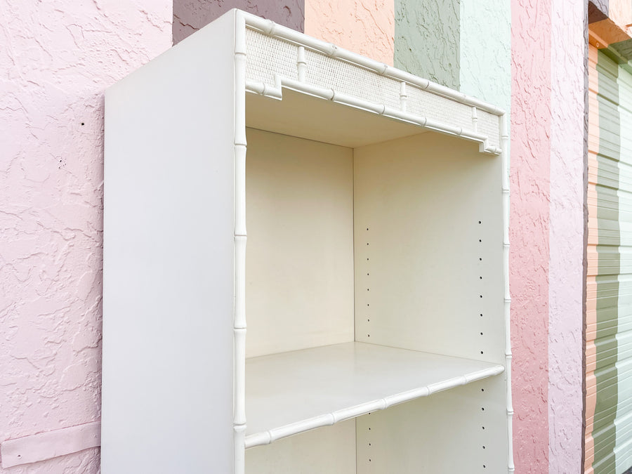 Palm Beach Chic Faux Bamboo Cabinets