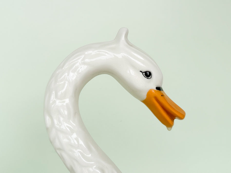 Large Italian Swan Cachepot