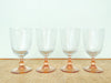 Set of Four Pink Chic Tall Glassware