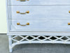 Coastal Blue Oversized Ficks Reed Chest