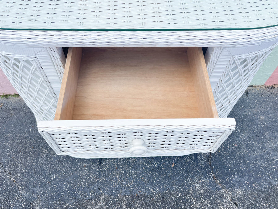Palm Beach Chic Wicker Server