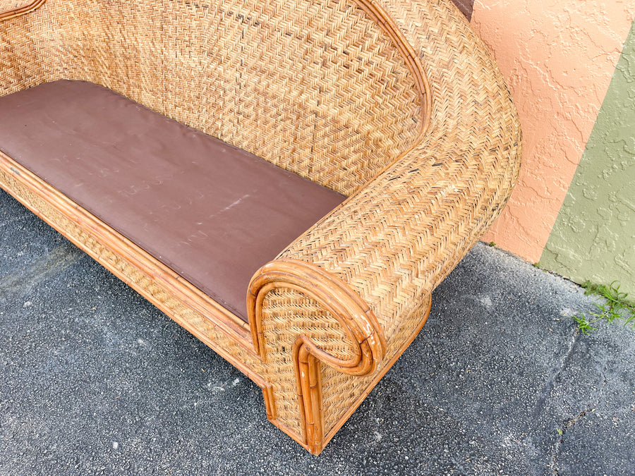 Ralph Lauren Rattan Sofa