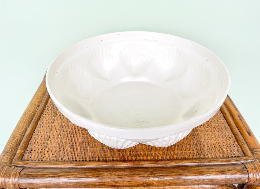 Large Clam Shell Serving Bowl