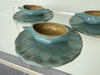 Set of Four Crab and Sea Grape Serving Plates