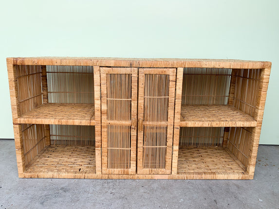 Rattan Island Style Credenza