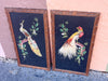 Pair of Mexican Feather Bird Art