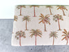 Palm Tree Upholstered Bench
