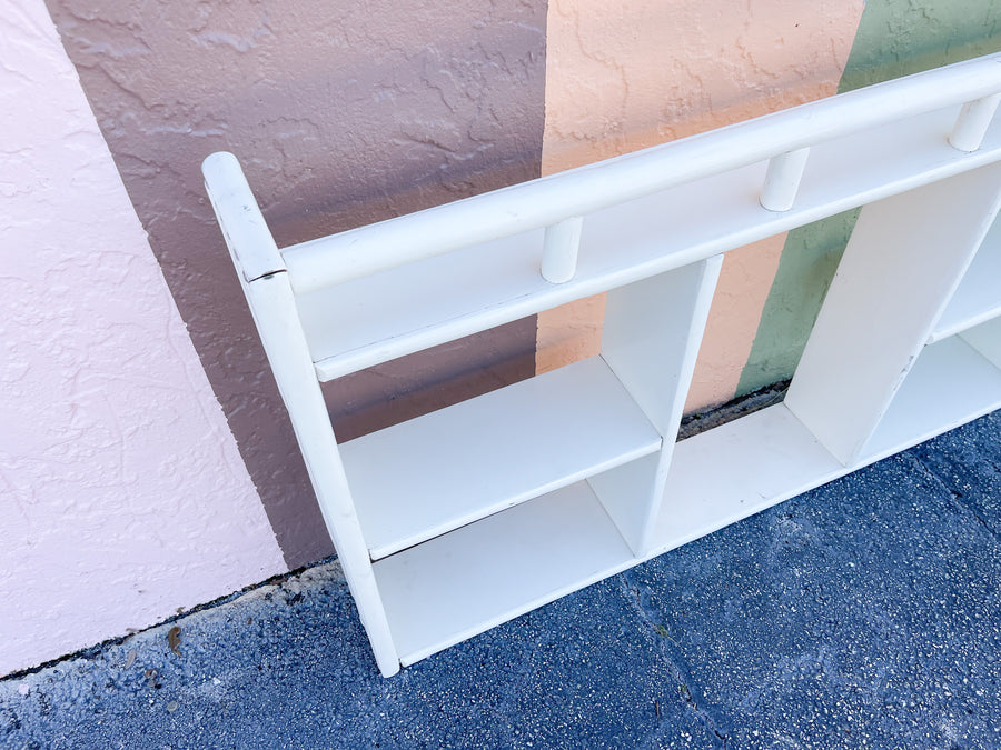 Old Florida Rattan Shelf