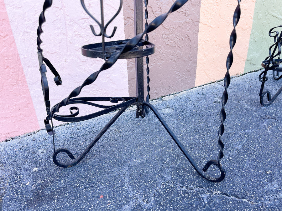 Pair of Whimsical Plant Stands