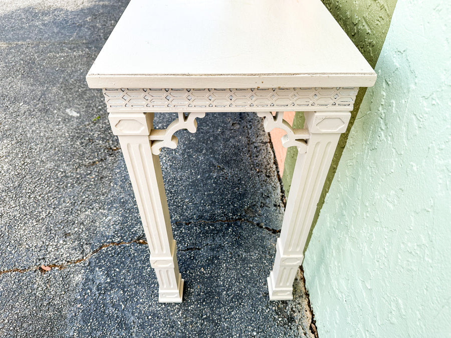 Palm Beach Chic Fretwork Console