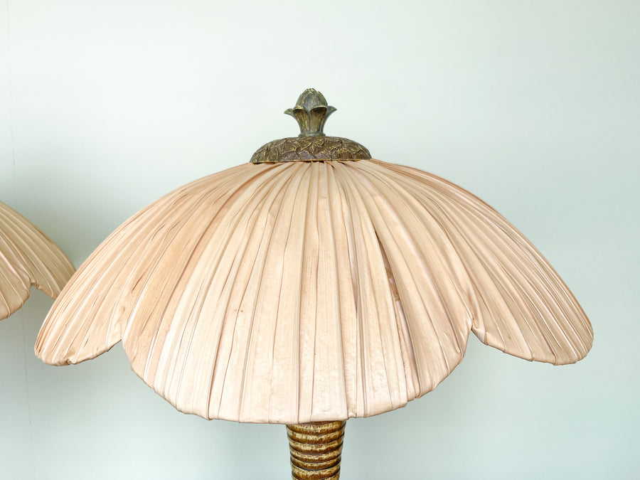 Pair of Palm Chic Lamps