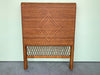 Pair of Wicker and Rattan Headboards