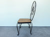 Shell Chic Wrought Iron Chair