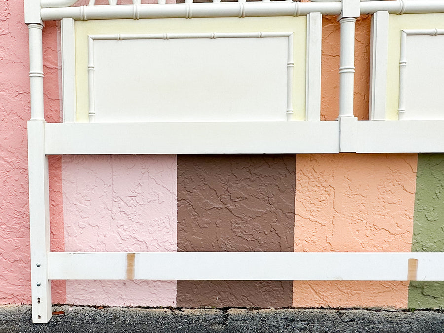 Palm Beach Chic Faux Bamboo King Headboard