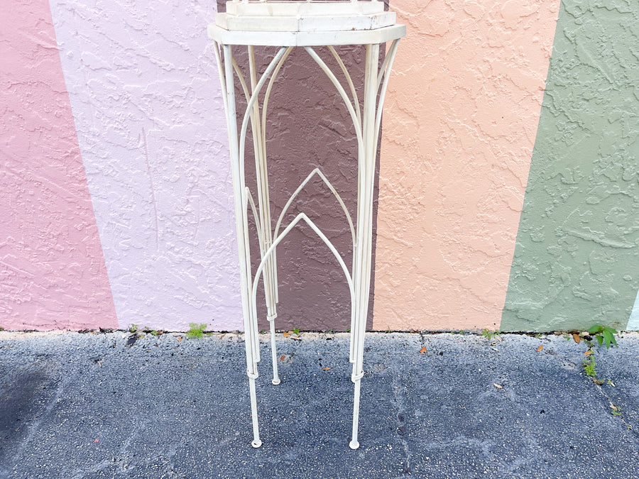 Metal Cathedral Style Plant Stand