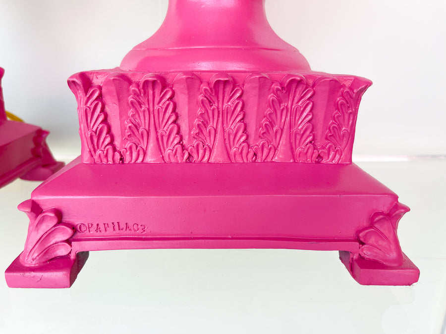 Pair of Palm Beach Pineapple Lamps