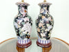 Pair of Springtime Ceramic Lamps