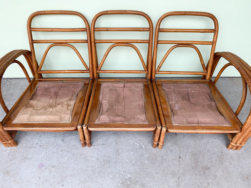 1950’s Ficks Reed Rattan Sofa