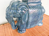 Turquoise Elephant Garden Seat